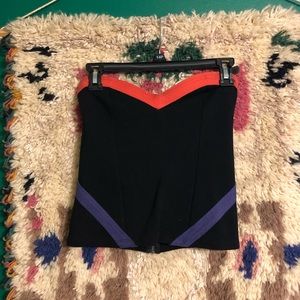 Black sweetheart tube top from UO